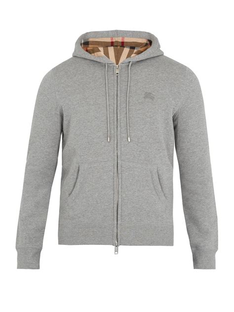 burberry hoodie grey